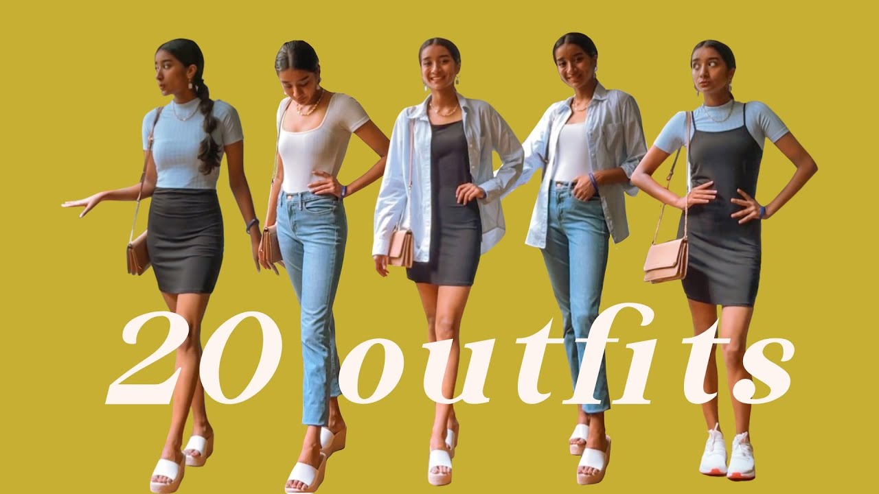 NEVER say “I HAVE NOTHING TO WEAR” again! 👚 20 EVERYDAY OUTFIT IDEAS /tropical edition | Sri Lanka