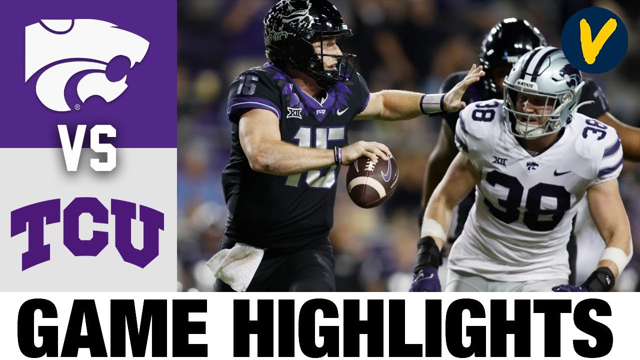 #17 Kansas State vs #8 TCU | 2022 College Football Highlights