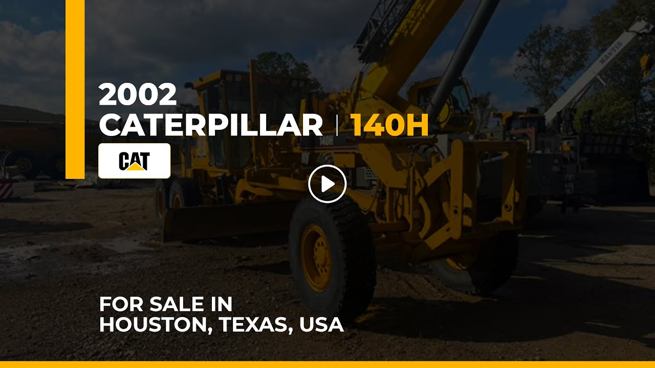 2002 Caterpillar 140H Motor Grader For Sale | MY-Equipment