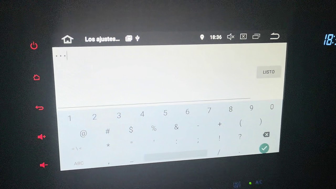 Cambiar color pulsadores táctil a la radio dasaita