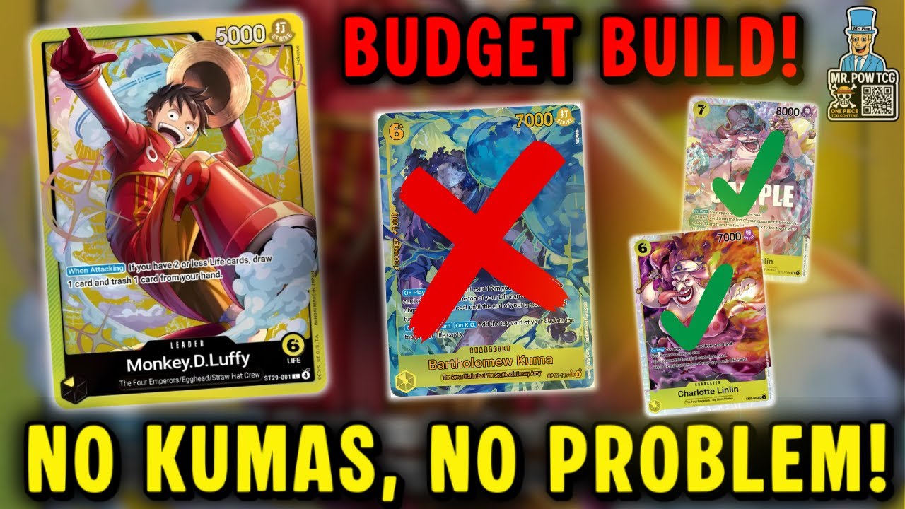 This list is less than $100 AND WINS! Budget Build: ST29 Luffy