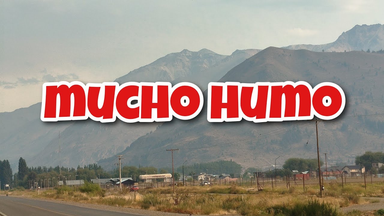 Humo en la ruta camino a Ezquel 