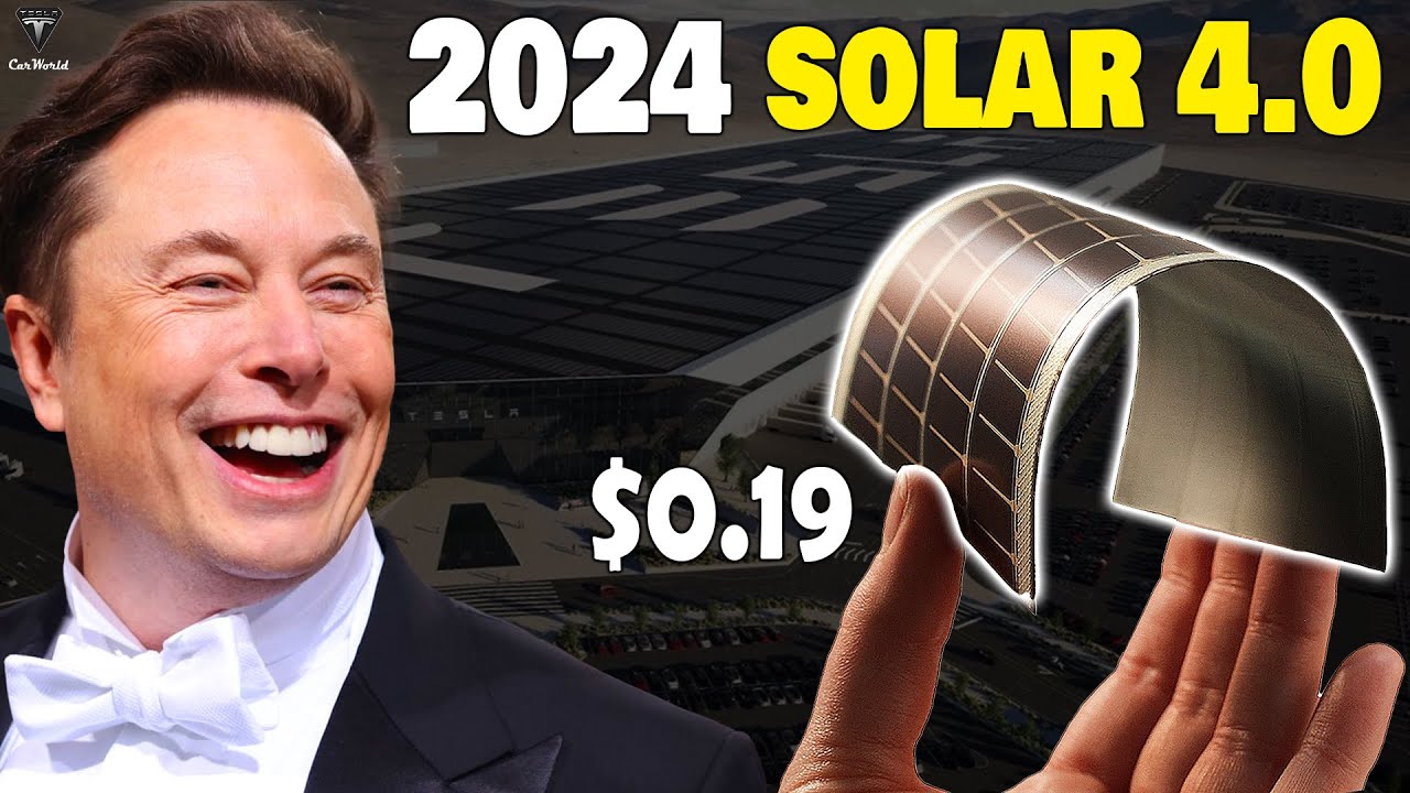 Elon Musk Revealed All New Solar Panels for 2024 Renewable Energy, Can blow your mind!