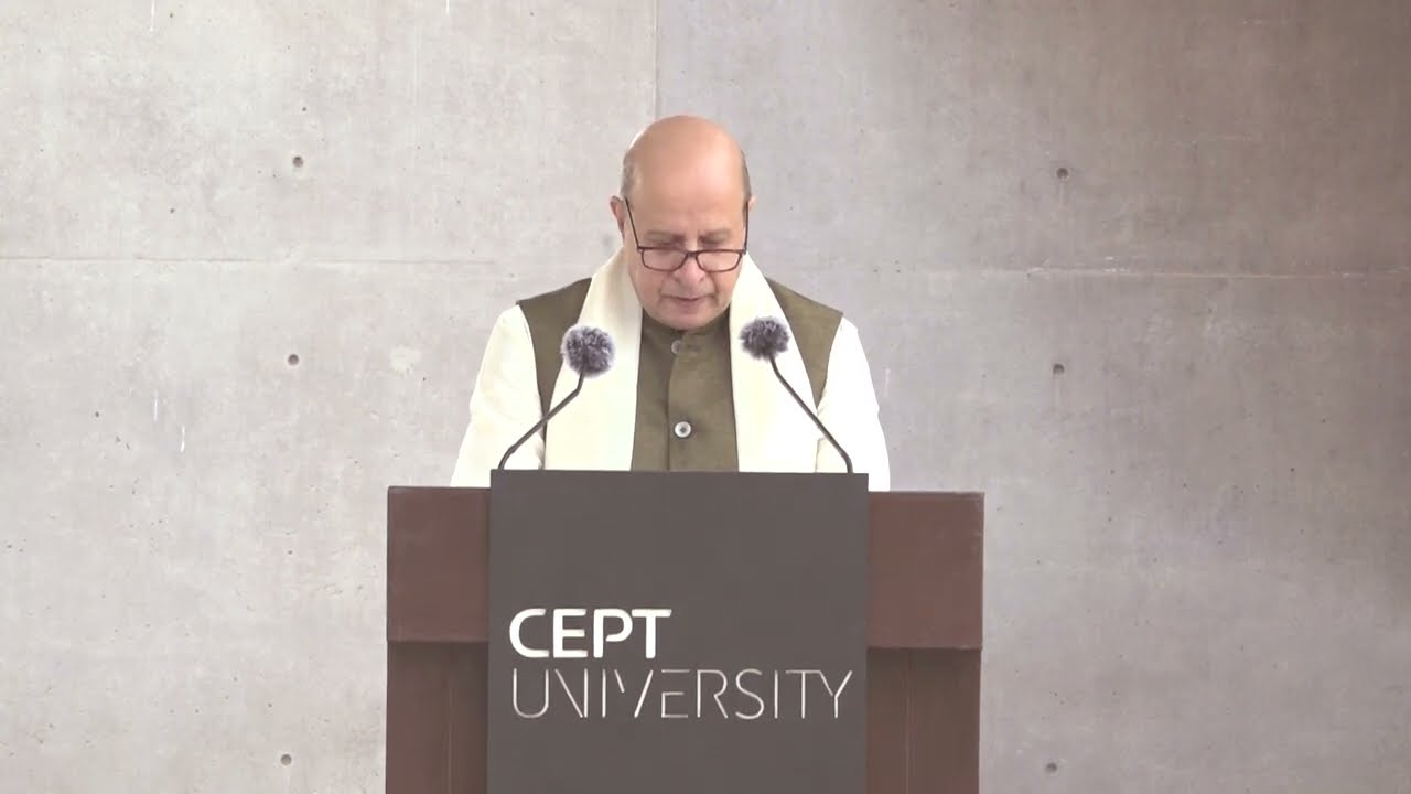 Convocation 2025 Address by Prof. Barjor Mehta, President, CEPT University.