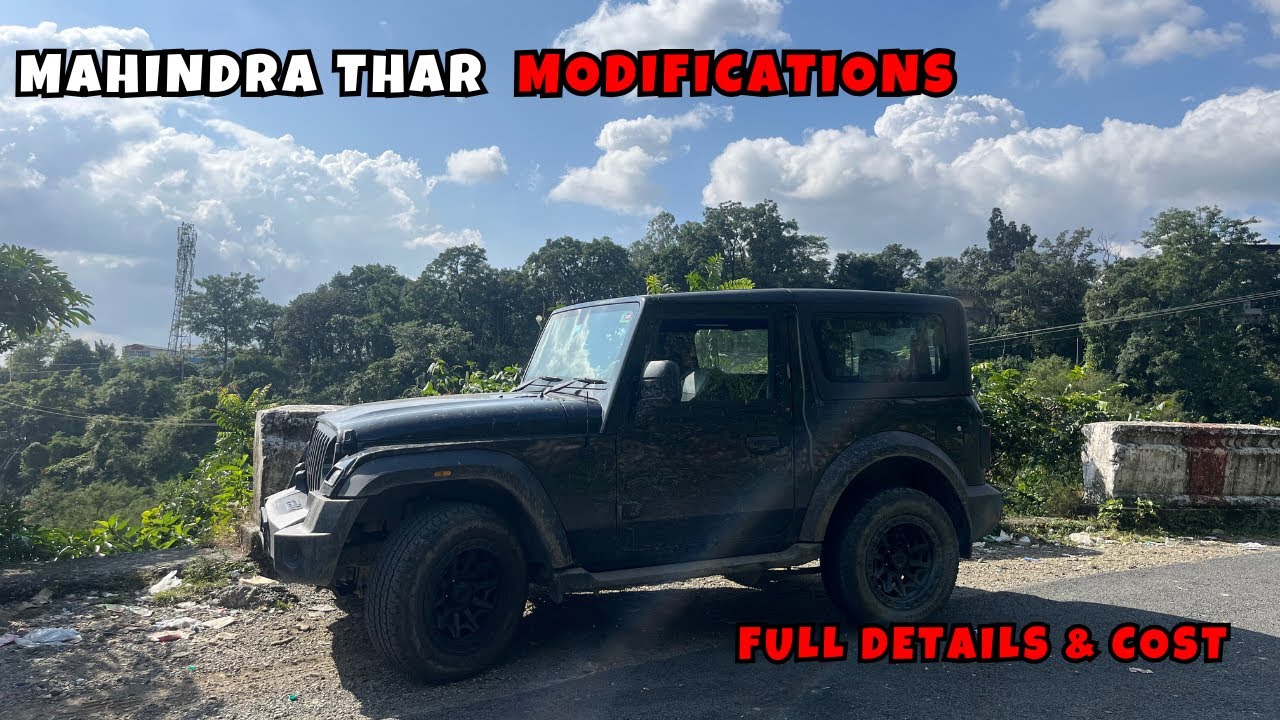 Mahindra Thar RWD 2025 Modifications | Full Details & Cost