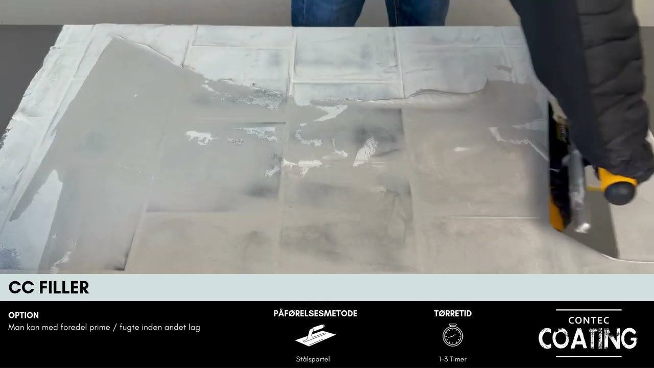 Contec Coating - CC FILLER - Klargøring af klinker