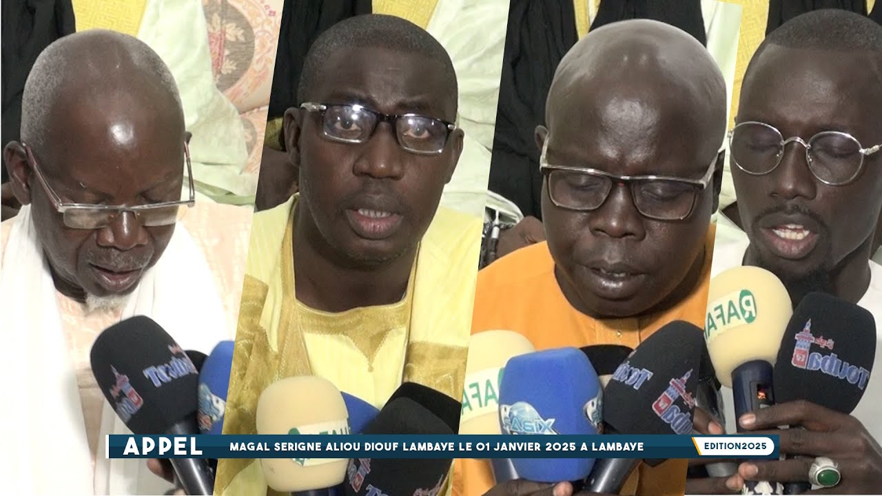 Appel Magal Serigne Aliou Diouf Lambaye Le 01 Janvier 2025 A Lambaye Edition 2025