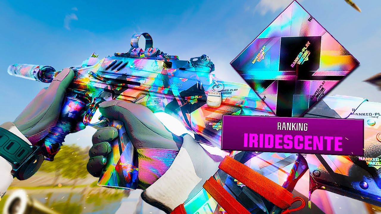 Peguei a CAMO IRIDESCENTE e valeu ter perdido a sanidade... 😍💎 (Warzone Ranked)