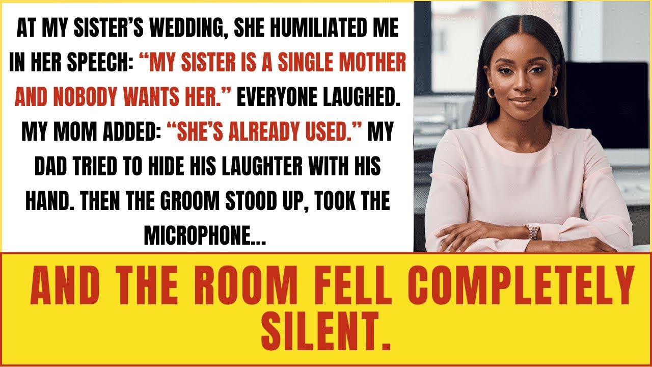 My sister called me an inconvenience at her wedding, and my parents laughed.