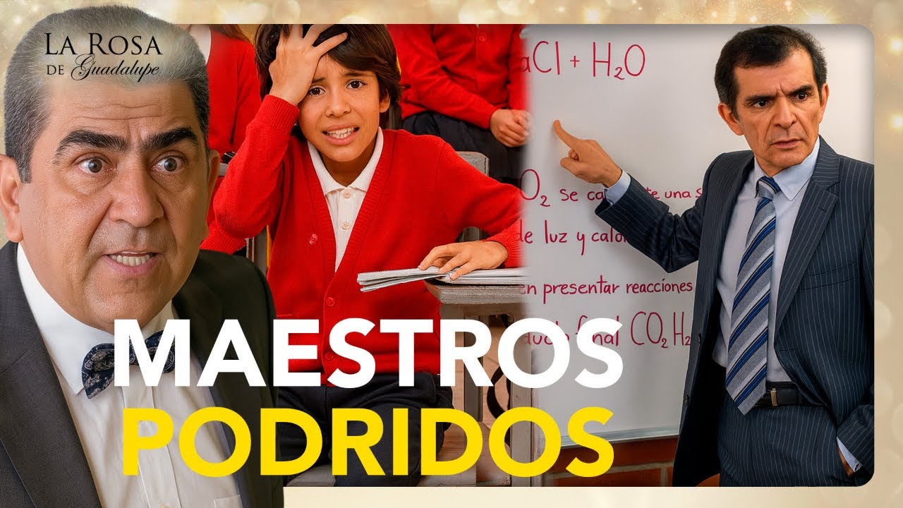 Los Maestros más PODRIDOS que se pasaron de listos en La Rosa de Guadalupe 🧑‍🎓 ​🧑‍🏫​