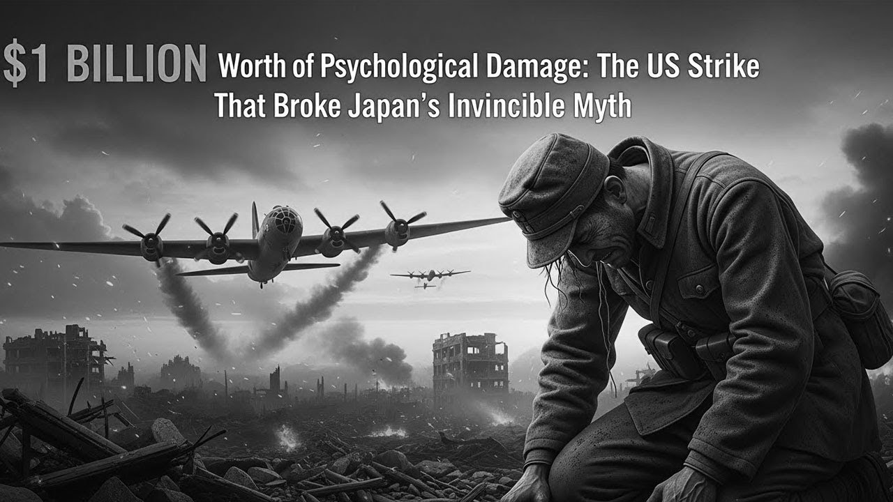 $1 BILLION Worth of Psychological Damage: The US Strike That Broke Japan's Invincible Myth
