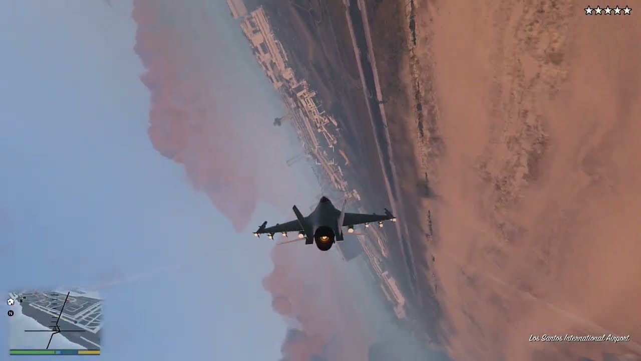 Air strike on airport GTA V no commentary