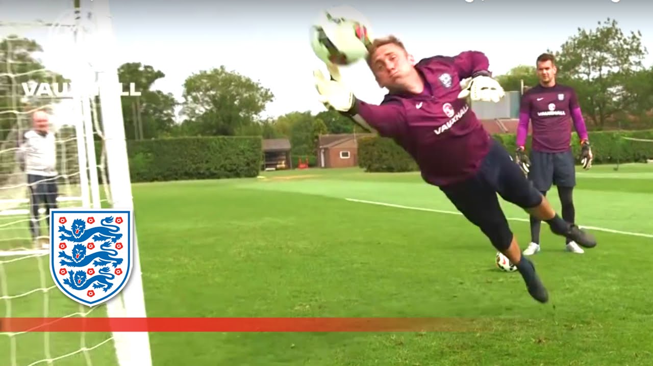 Joe Hart & England GK reaction practice | Inside Training