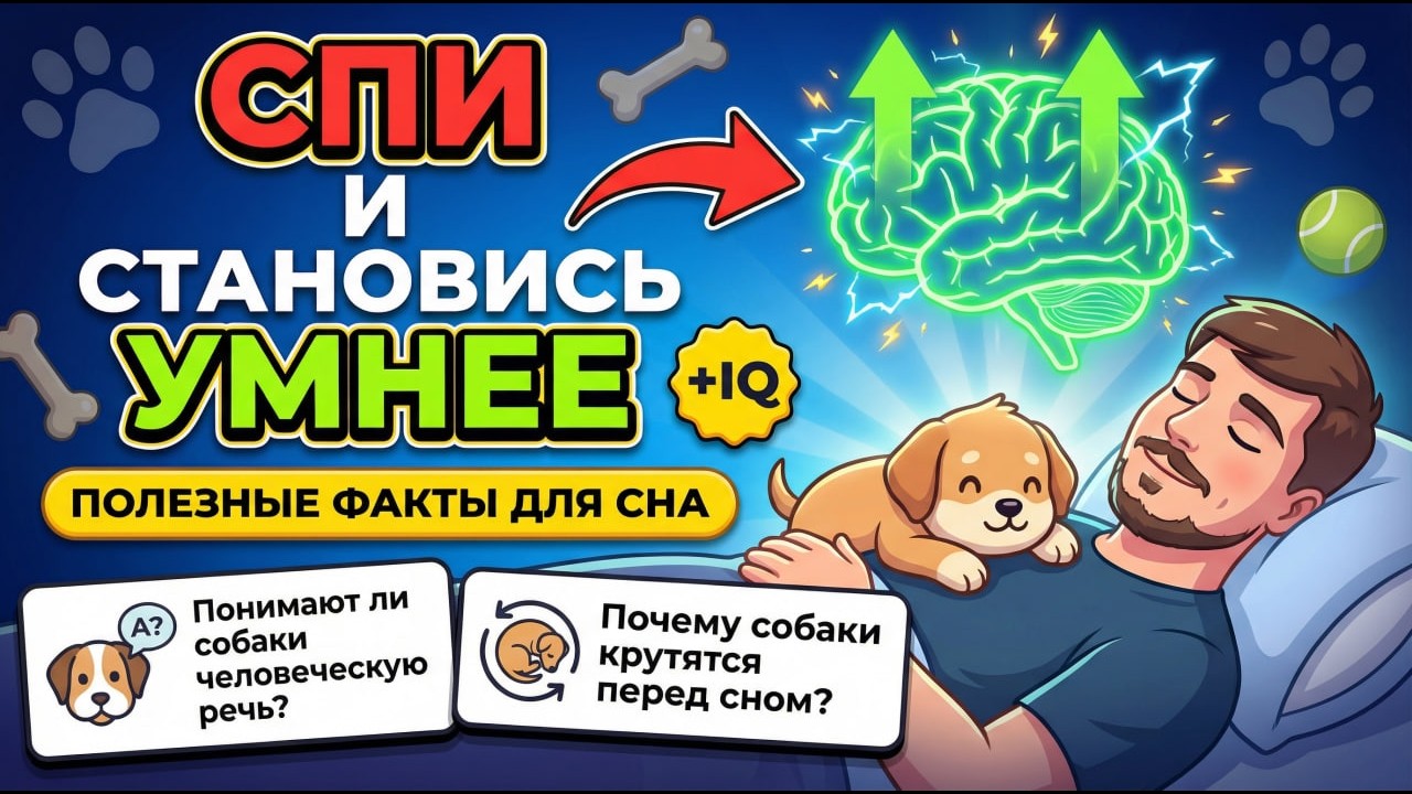 СПИ и становись УМНЕЕ - факты про собак