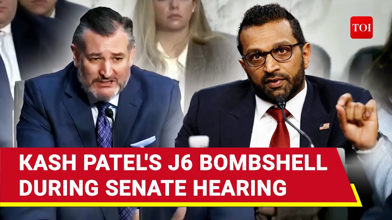 'No Right To...': Massive J6 Bombshell Dropped During Kash Patel's Senate Hearing | Watch