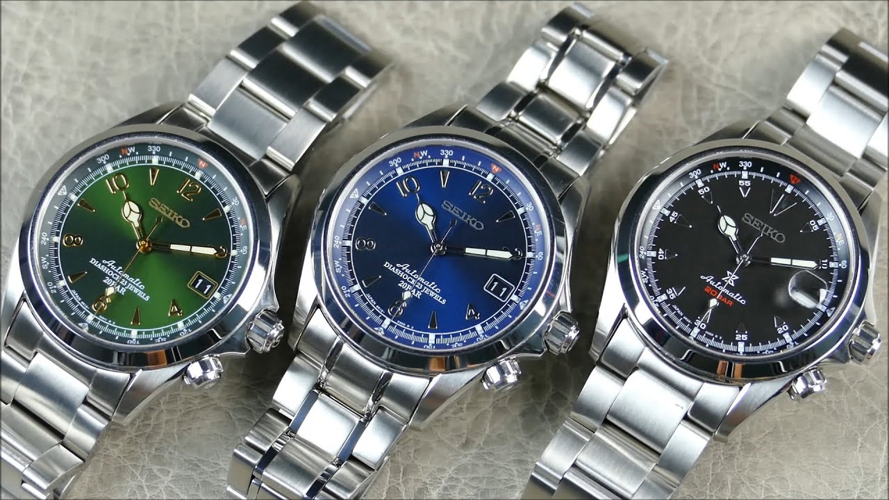On the Wrist, from off the Cuff: The Secret OEM Seiko Alpinist bracelet, M0PF111J0 vs. M0TZ111J0