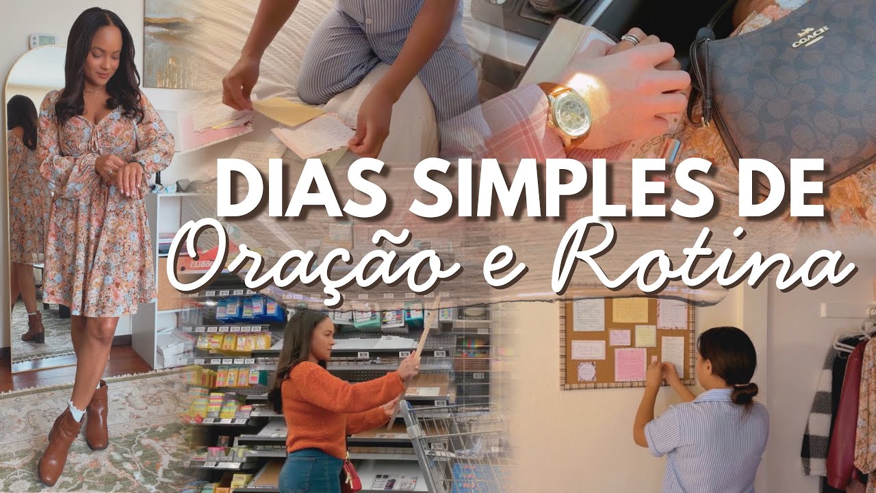 Rotina simples e conversas com Deus | Vlog Calmo