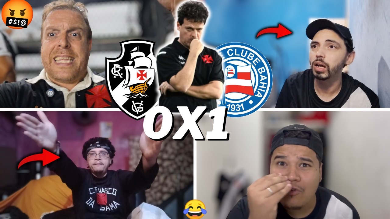 REAÇÕES DOS VASCAINOS REVOLTADOS | FORA DINIZ | VASCO 0 X 1 BAHIA | BRASILEIRÃO 2026 - VAMOS RIR KKK