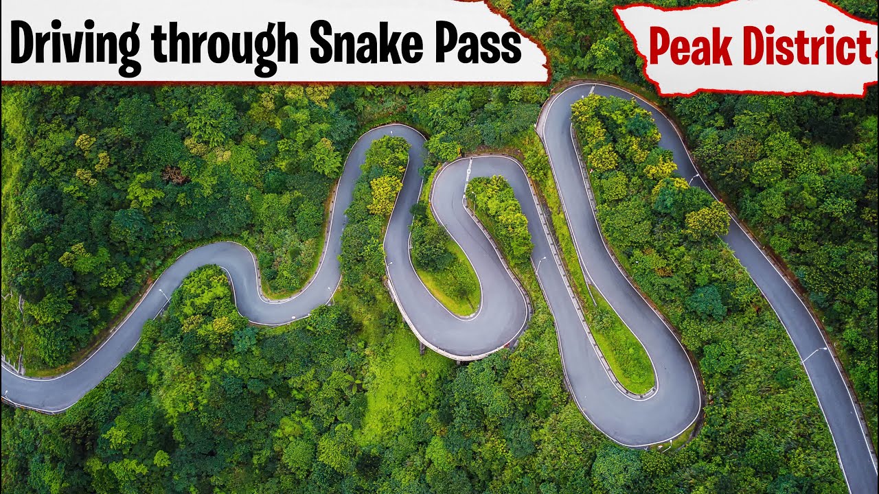 Driving through Snake Pass | Peak District UK #4k