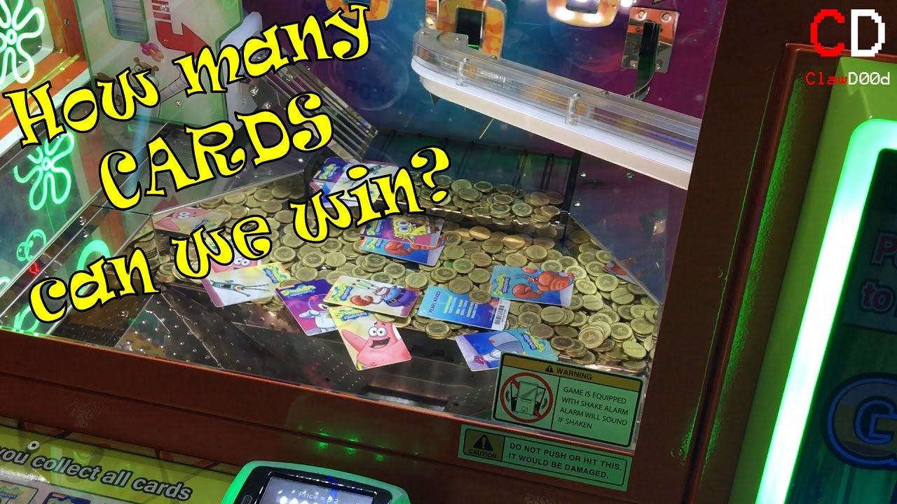 Spongebob Coin Pusher | How Many Cards Can We Win? | Lots of Card Drops!
