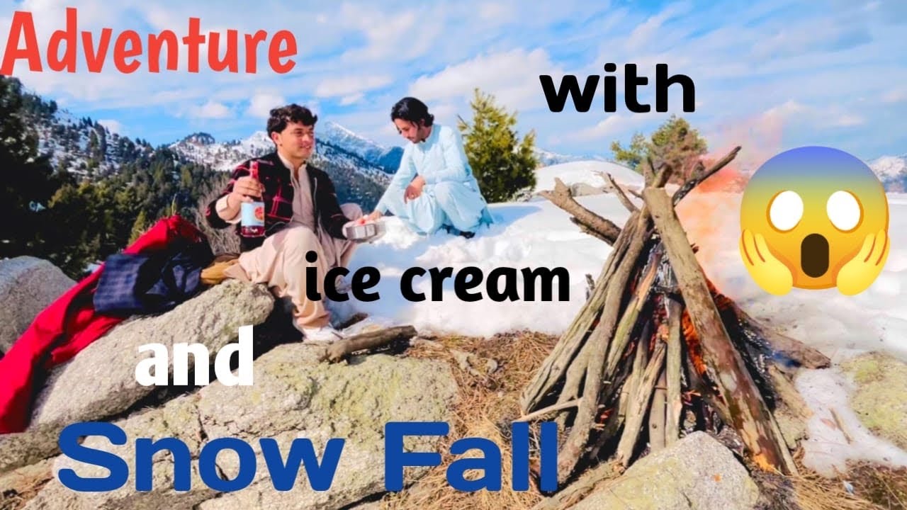 Adventure with ice cream and Snow Fall 😳👈🫀thank you for 900 subscribers I love you all 😘💝#alxzada 