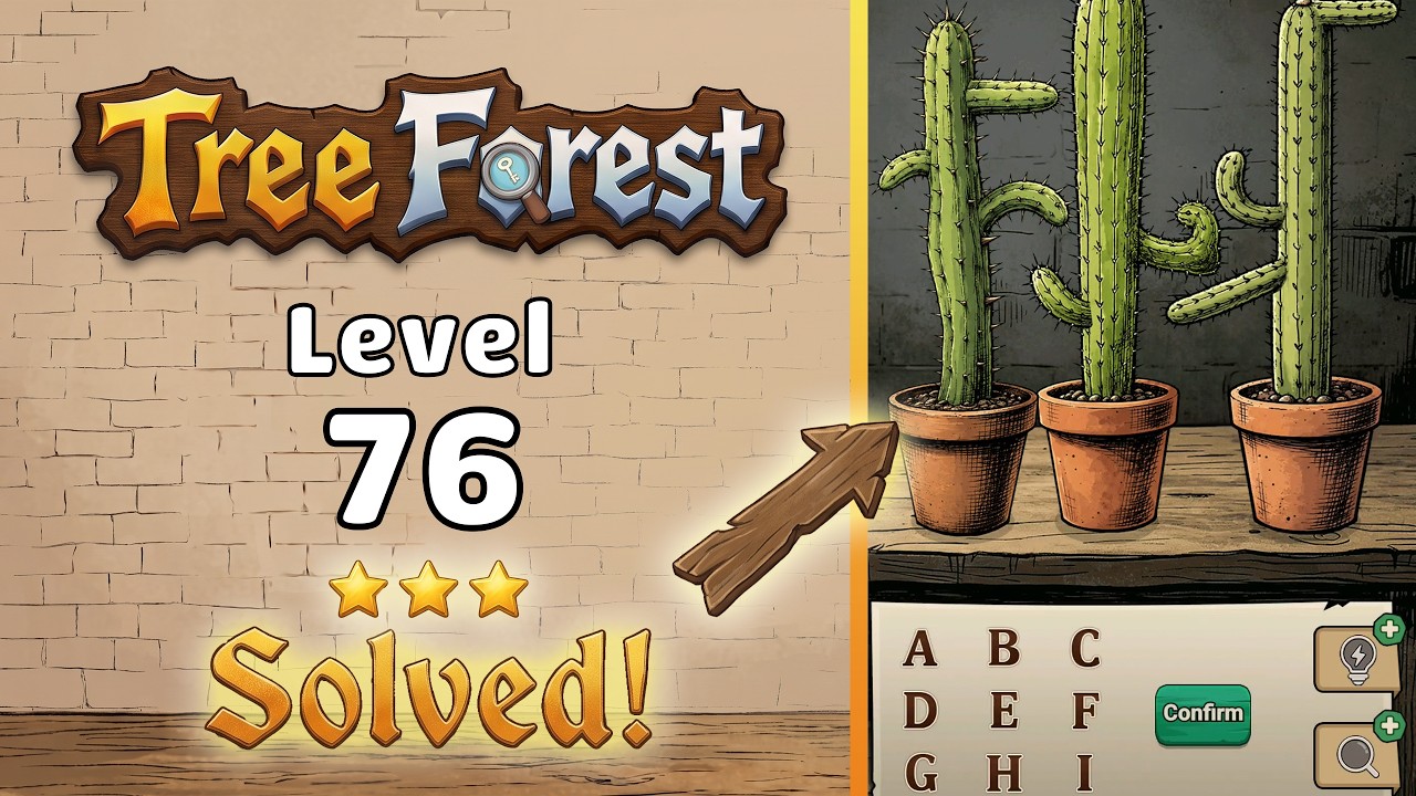 Tree Forest: Detective Words - Level 76 Walkthrough 🧩 | Full Solution & Gameplay! 🌲✨