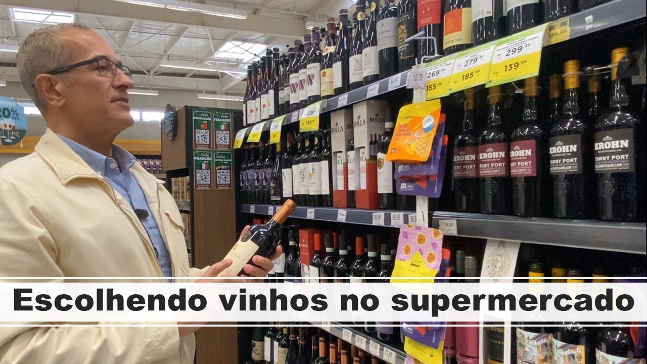 Como escolher vinho no supermercado