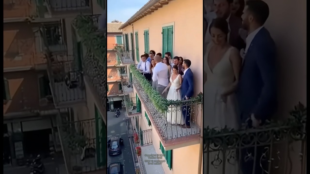 Balcony Accident at Wedding #wedding #accident #balcony