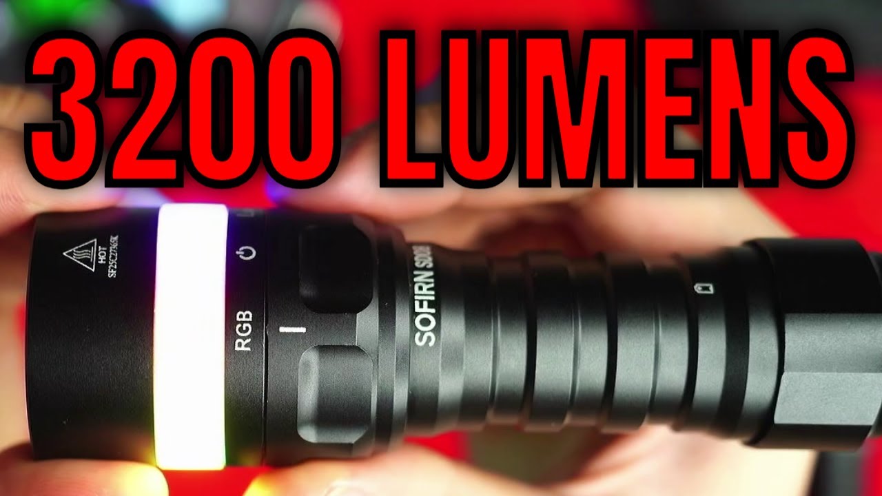 3,200 Lumens + RGB Ring?! Sofirn SD08 Review