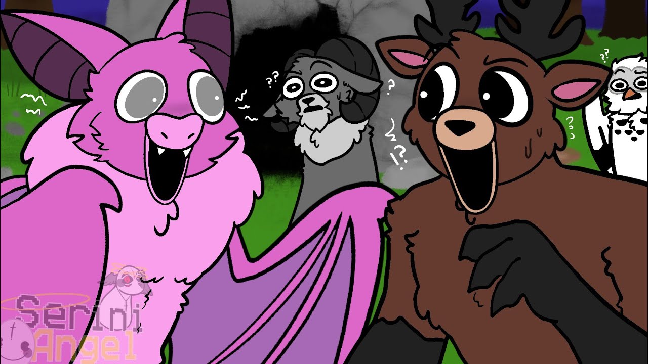 99 Nights,Everyone Meets The Bat ?! - 99 Nights in the forest // FUNNY ANIMATION