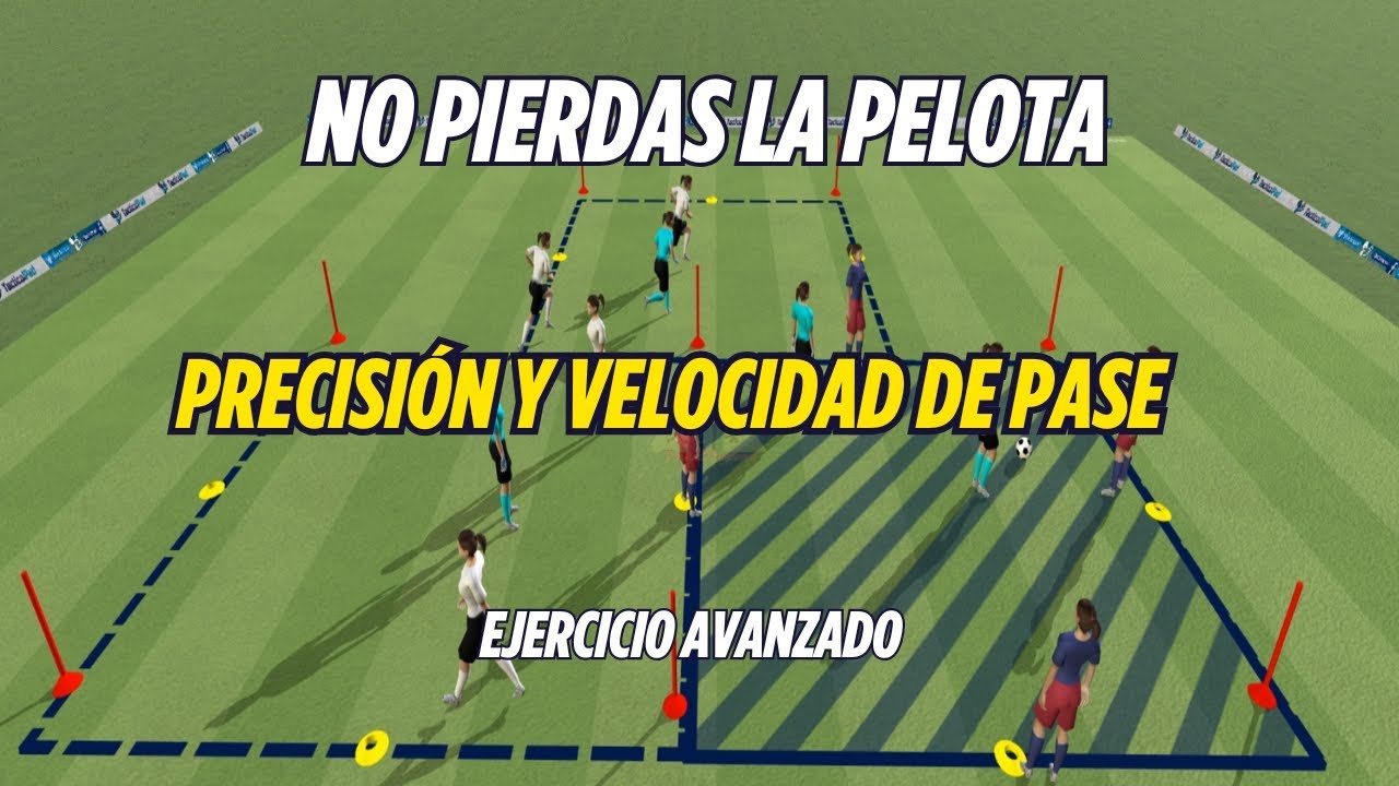 Precisión y velocidad de pase en espacio reducido. Cómo mantener la posesión