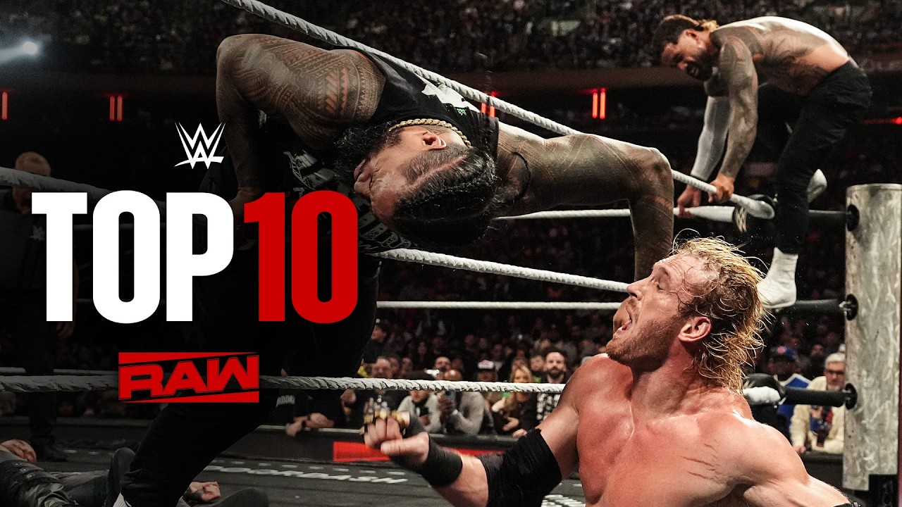 Топ-10 моментов Monday Night Raw: WWE Top 10, 30 марта 2026 года
