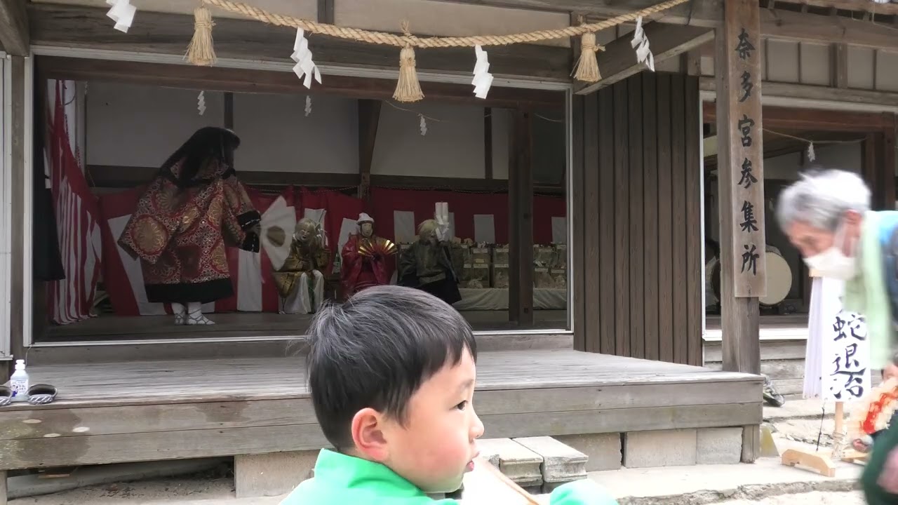竹の中神楽保存会　令和8年1月1日　八幡奈多宮　大蛇退治
