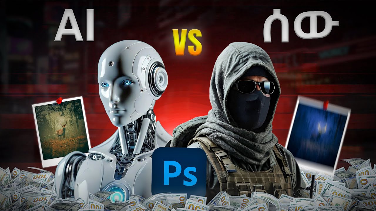AI vs Human Graphics Design in Photoshop 2025 – The Ultimate Battle!