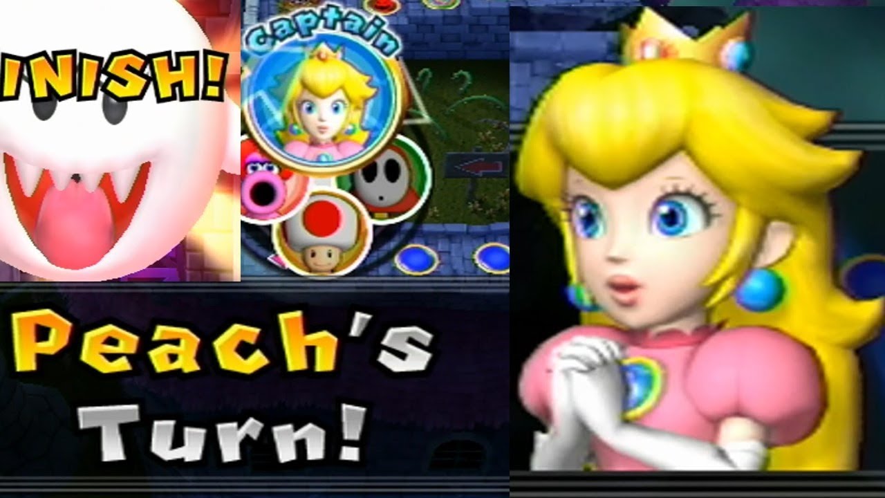 Mario Party 9◆Solo Mode #96 Peach◆Boo's Horror Castle