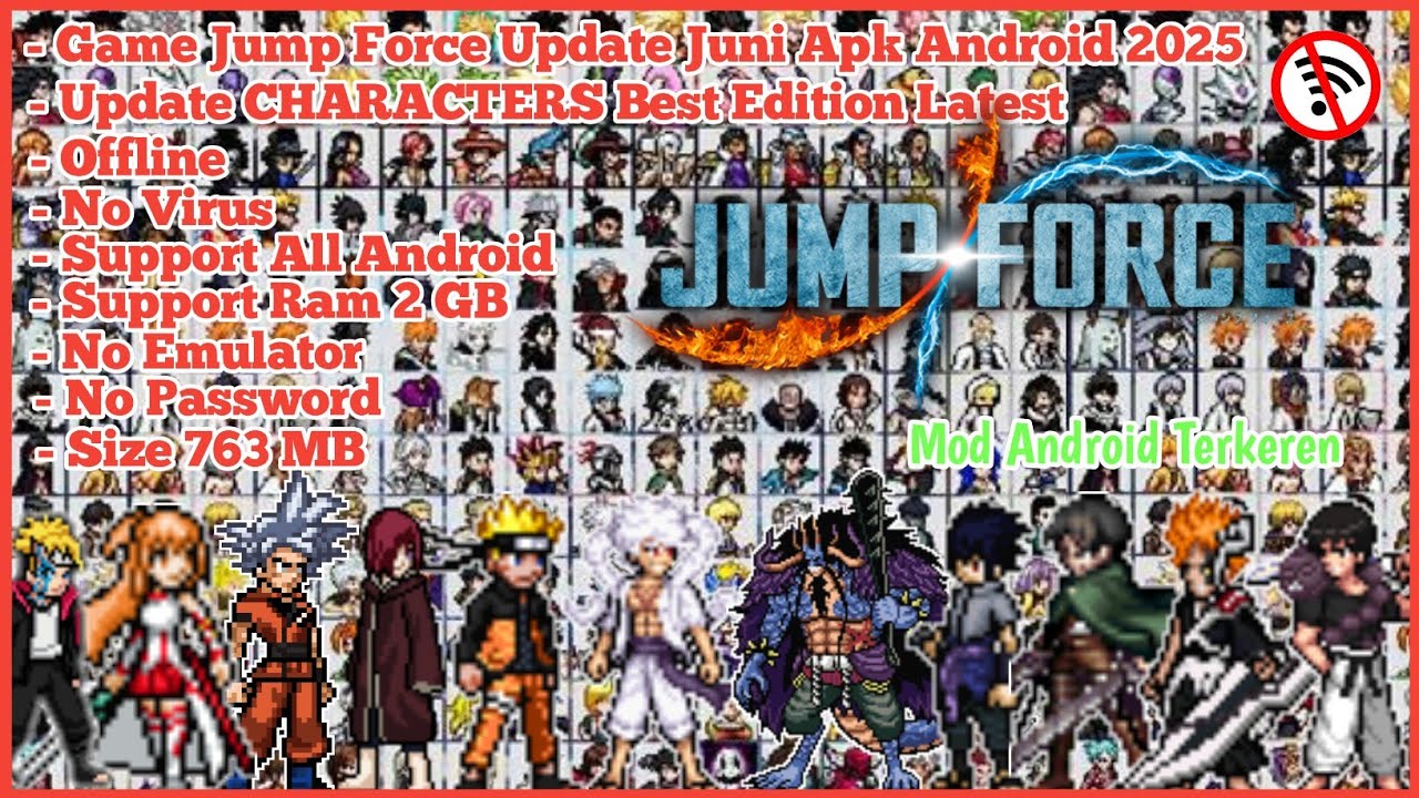 [New Update] Game Jump Force (760 MB) Full Update CHARACTERS Apk Android 2025 No Emulator HD Char