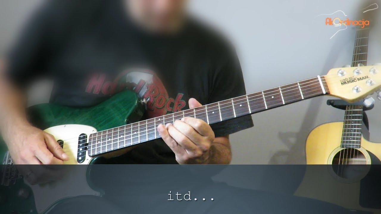 Riblja čorba - Celu noć te sanjam  (guitar cover by AkOrdinacija)