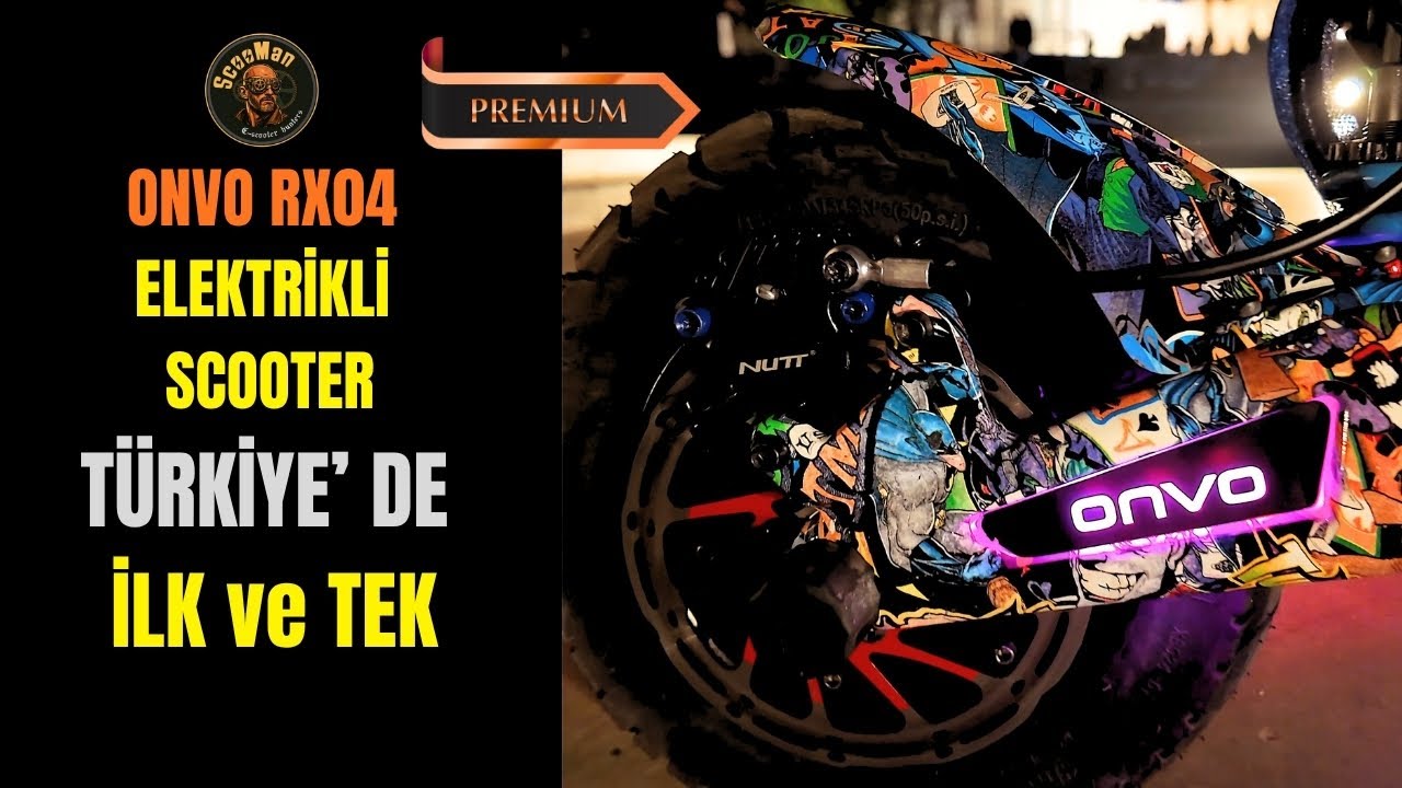 ONVO RX04 | ScooMan | Farkıyla | TÜRKİYE'DE İLK | Böyle Modifiye TEK !