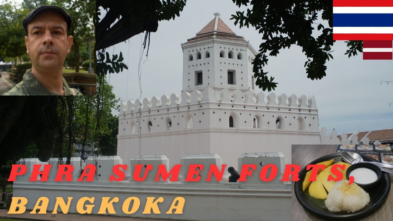 Phra Sumen forts. Atkal esmu Bangkokā. Taizeme. Vlogs Nr90 Piedzīvojumi ar Andri