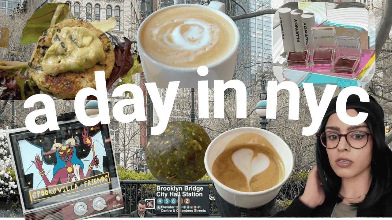 NYC VLOG 🍝 🌎 | earth day event, plant based businesses & rocky road ice cream