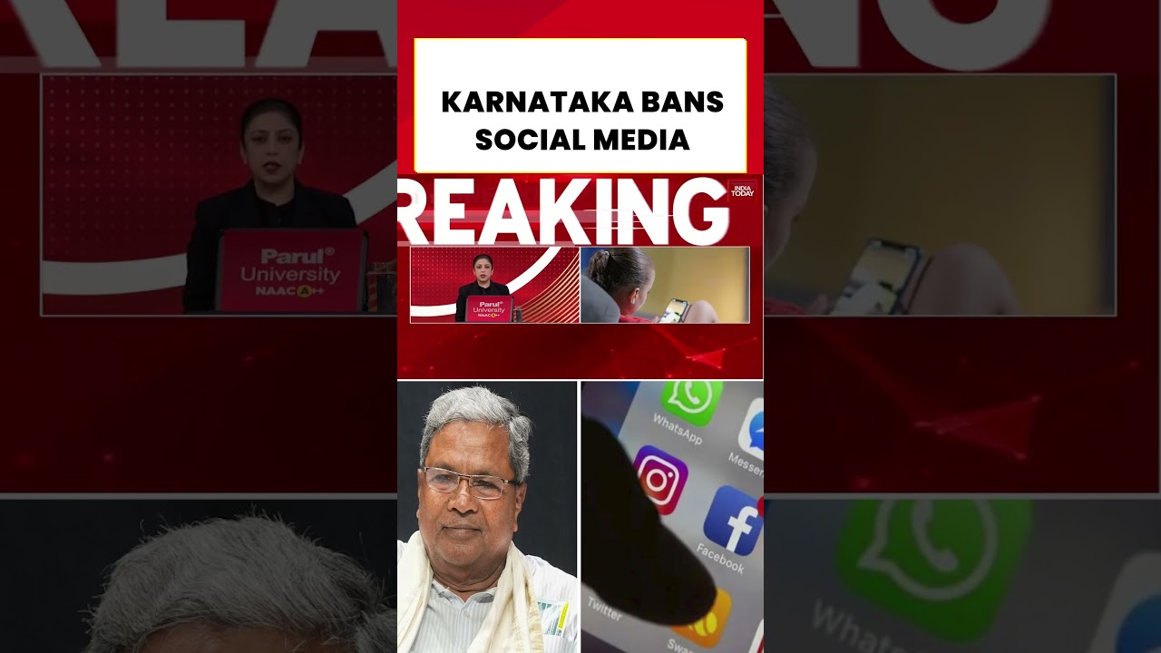Karnataka Plans Social Media Ban for Children Under 16 | Government Crackdown #shorts