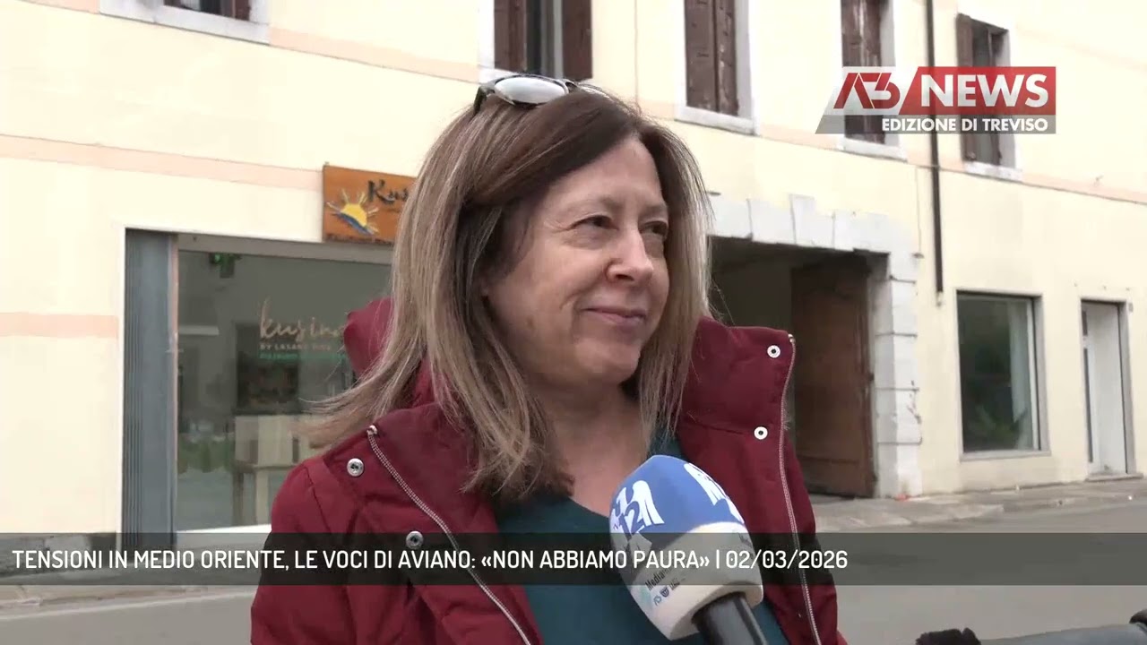 TENSIONI IN MEDIO ORIENTE, LE VOCI DI AVIANO: «NON ABBIAMO PAURA» | 02/03/2026
