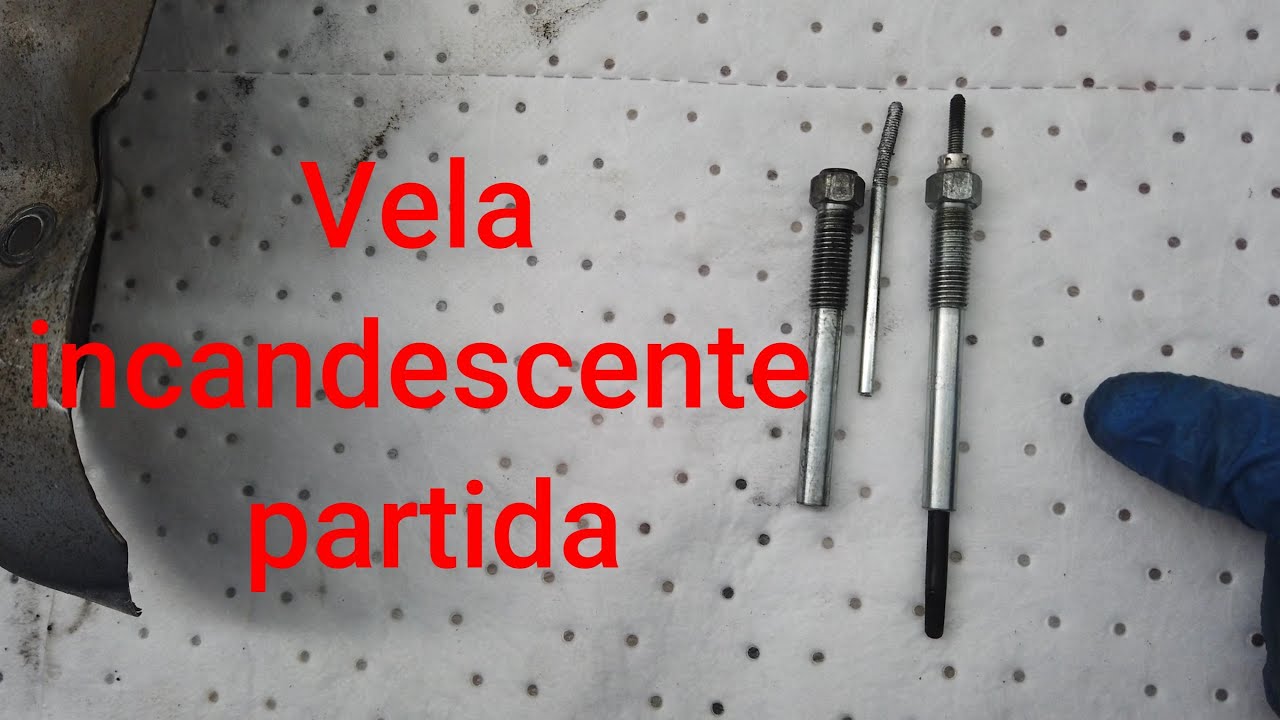 Vela incandescente partida