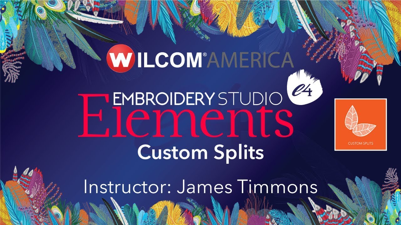EmbroideryStudio e4 Elements - Custom Splits