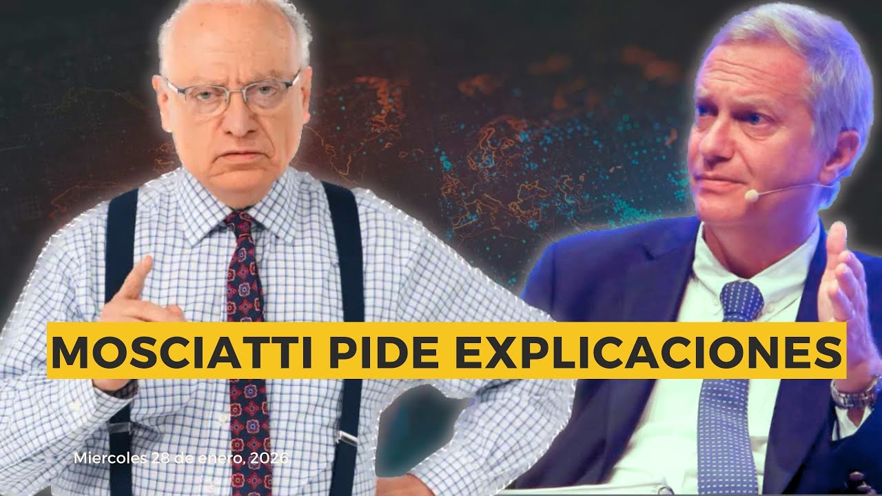 NOTICIAS: Mosciatti pide explicaciones. 29 enero 2026.