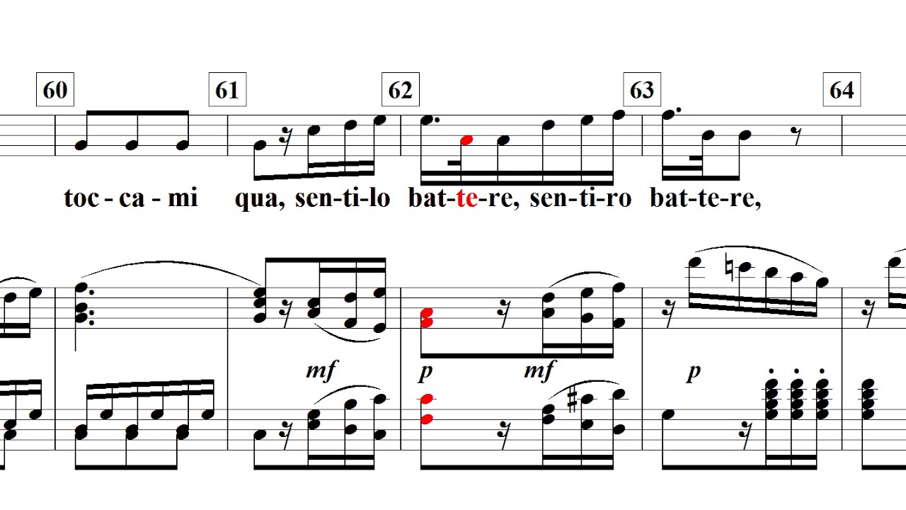 Vedrai Carino(Don Giovanni) / W. A. Mozart