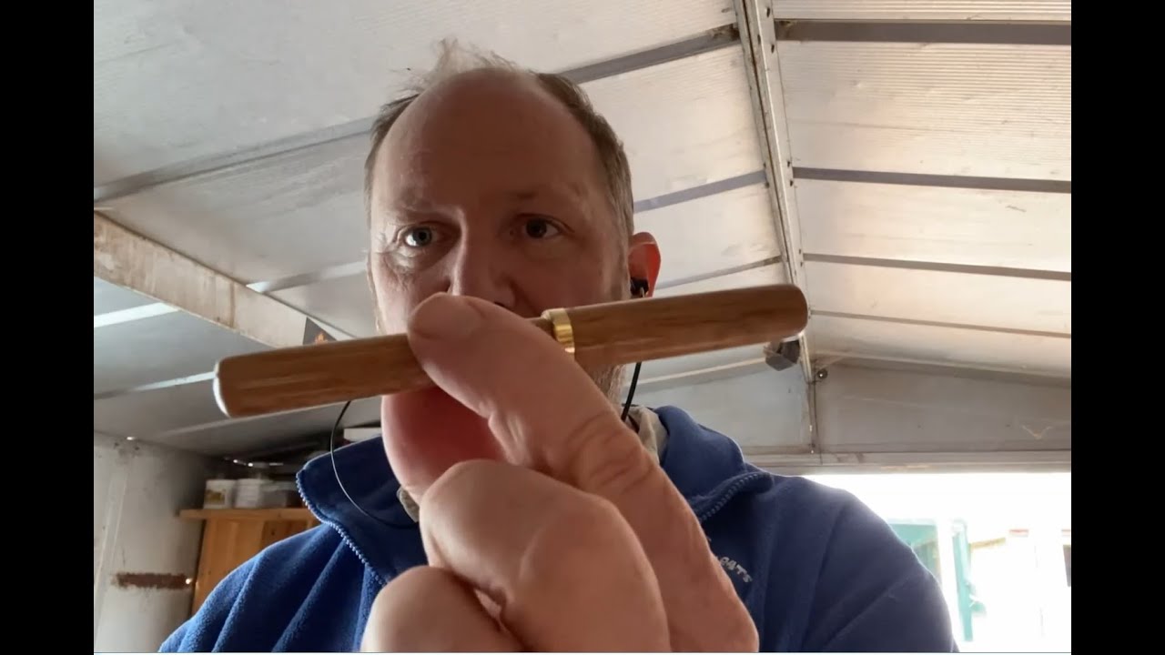 Turning an Enclosed Kit  (Closed End) Fountain Pen with standard tools.