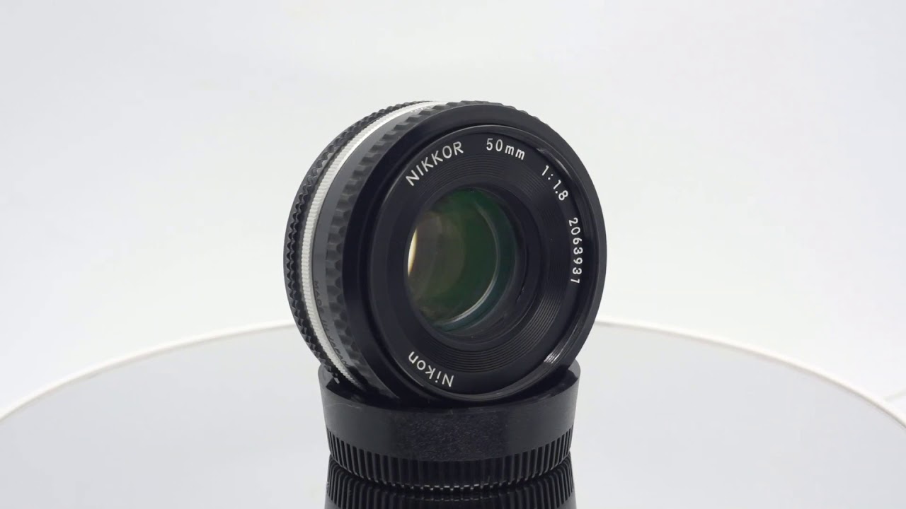 nikon nikkor 50mm f/1.8 pancake lens AIS nikon F mount manual focus SLR Camera