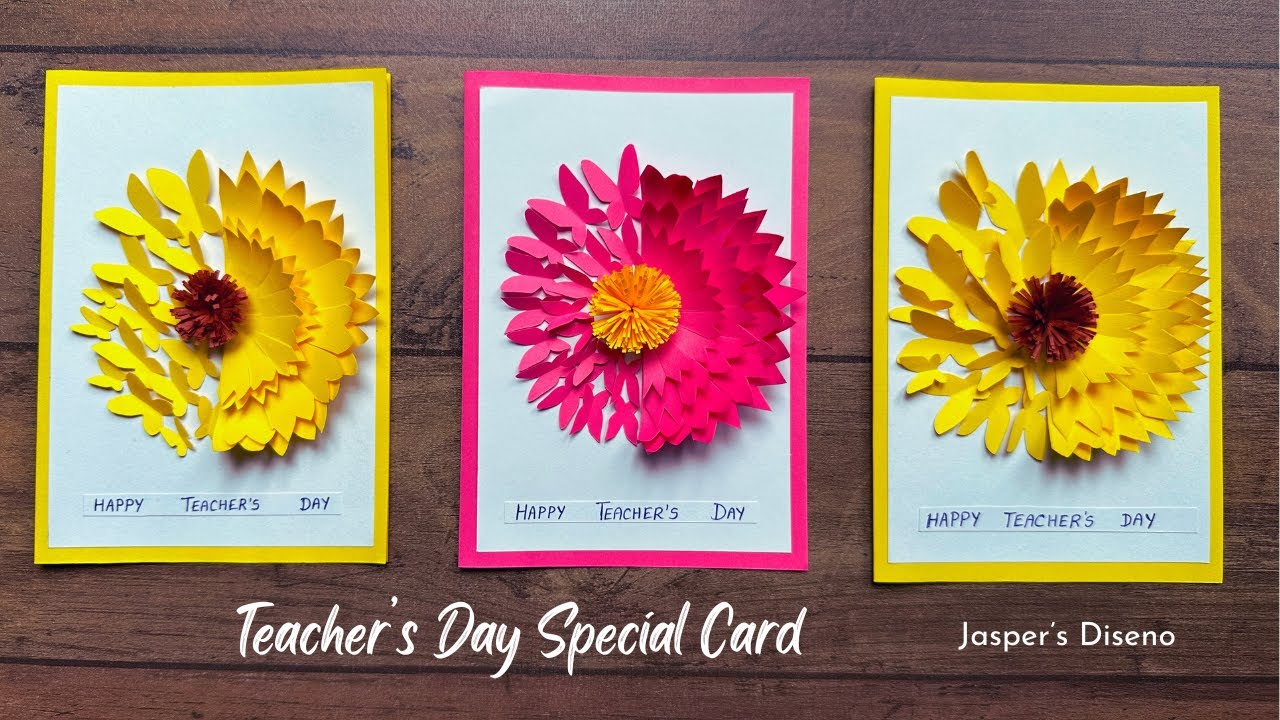 How to make Teacher's Day Card | DIY Card | Last Minute Ideas | Simple and Easy Tutorial