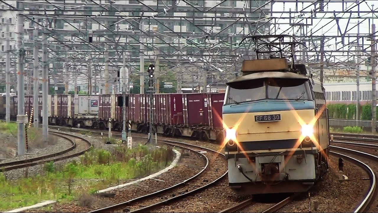 JR貨物　高速貨物列車5本 ゼロロク(EF66)牽引 動画集 後編